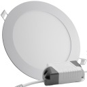 Okrúhly zapustený LED stropný panel 12W NEUTRAL