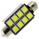 LED ŽIAROVKA 8 SMD 5050 C5W C10W CANBUS 41-42 MM