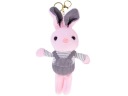 Prívesok plyšový maskot KRÁLIK ZAJÍČIK KEYRING plyšová hračka