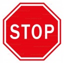 Nálepka STOP - reflexná