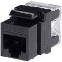 Keystone Modul RJ-45 LAN zásuvka CAT.5E čierna