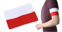 Poľská kapitánska páska na ruku, biela a červená