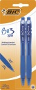 Bu3 Grip modré automatické guľôčkové pero 2ks Bic