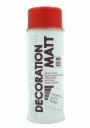 DEKORÁCIA MATNÁ ČERVENÁ SPREJ 400ML