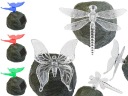LED solárne svietidlo BUTTERFLY DRAGONFLY na kameni RGB P-605