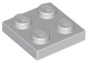 LEGO 3022 TANIER 2x2 svetlosivá LBG NOVINKA == (1g)
