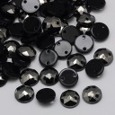 Štrasové kamienky na šitie akrylové okrúhle 18x6mm 5 ks