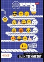 UNIPAP TECHNICAL BLOCK A4-10 listov BIELA ​​190g - EMOJI