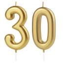 NARODENINOVÉ SVIEČKY NA TORTU 30. TRIDINÁSKY JUBIL.