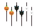Bio slamky Cat Pumpkin a Halloween Ghost 6 ks