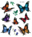 Odnímateľné tetovanie pre deti BUTTERFLIES RH005