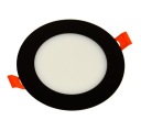 Zápustné LED panelové svietidlo 230V 6W 3000K čierne