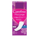 CAREFREE Plus Veľké hygienické vložky svieža vôňa 20 ks