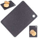 Dosky doska na krájanie 23x16 cm malá plastová čierna masívna kuchynka