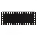 čierny základný košík dno 10x25cm HDF obdĺžnik