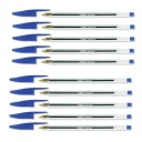 BiC Cristal guľôčkové pero 0,4 MM MODRÉ permanentné 10 ks
