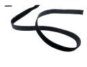 Elastická zamatová stuha 9 mm - čierna (1 m)