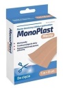 Monoplast náplasť z pevnej látky 1m x 8cm telovej farby