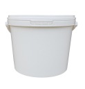 Plastové vedro s vekom, biele vedro, 10L