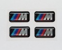 3D nálepka emblém MP BMW balík veniec, volant, gombík kokpitu 1 ks.