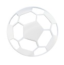 Futbal futbal Bočná ozdoba na tortu Biele plexisklo