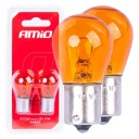 AMiO ŽIAROVKA PY21W 12V 21W ORANŽOVÁ BUBLINA 2KS SCHVÁLENIE