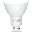 VÝKONNÁ SMD CCD LED ŽIAROVKA ÚSPORA ENERGIE GU10 10W 800lm 6000K STUDENÁ BIELA