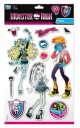 MONSTER HIGH vypuklé NÁLEPKY NÁLEŽKY NA STENU pre dievčatá MONSTERHIGH