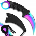 KARAMBIT FADE KNIFE RAINBOW SCASE CLAW CS:GO SURVIVAL TACTICAL OSTRÉ POUZDRO