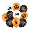 Halloweenske BALÓNKY Dekorácie Balóniky Tekvicové Pavúky - 10 ks