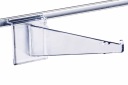 Podpera police z plexiskla, dĺžka 25 cm (ks)