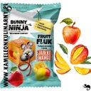 BUNNY NINJA ovocný snack OVOCNÁ FLUK príchuť bez cukru: JABLKO MANGO 15g