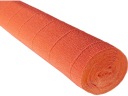 Krepový papier, CRIPPED TALIANSKÁ Papier hodvábny 180g Krep č. 17E6 koralovo-oranžová