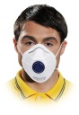 Protiprachová polomaska ​​s ventilom FFP2