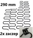 Vlnová pružina ZIG-ZAG A 290mm 1 ks posteľný gauč 2x Háčik ZADARMO 29 cm