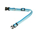 Obojok pre psa TREND STRIPE reflexný Modrý 25mm