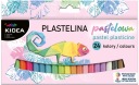 PLASTELINE 24 kusov PASTELOVÉ FARBY JEMNÁ KIDEA