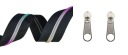 LuxTextil Zips Zips 5mm ŠPIRÁLA + 2 Zips Zipsy 1m RAINBOW