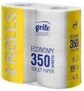 GRITE ECONOMY toaletný papier 350 listov, 4 ks.