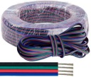 Kábel Stranded RGB 22AWG 1m 4x0,35mm LED pásik