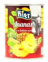 Ananásové plátky v light sirupe 565g Kier