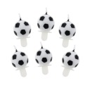 okrúhle NARODENINOVÉ SVIEČKY na tortu Futbal 6s
