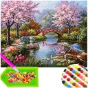 DIAMANTOVÁ VÝŠIVKA SET Kvety PAINTINGS Diamantová maľba Diamantová MOZAIKA