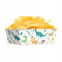Popcorn box snack chips Dinosaurs Dino Party Birthday 3 ks