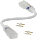 Dlhý konektor pre LED pásik 230V 6W + vidlice