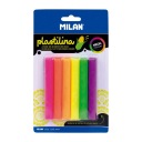 Plastelína MILAN NEON 6 farieb x 11 g