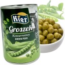 KONZERVOVANÝ hrášok 390g KIER plechovka