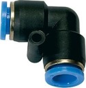 Uhlová zástrčka, rýchlospojka pre 8mm hadice