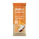 Datľová tyčinka, kokos a pomaranč 35g Dobra Calorie