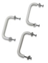 3x NÁBYTKOVÁ ÚCHYTKA 80 mm MATERIÁL ÚCHYTKA SKRINÍKA